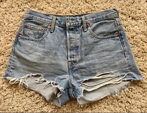 Levi 501 damen - damen, cut-off