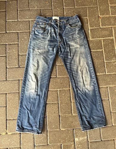 Levi 501 herren jeans blau - levi's,
