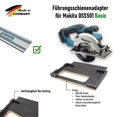 Makita dss501 adapter - makita, –