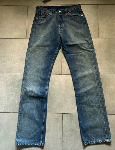 Levi 501 herren jeans blau - levi's,
