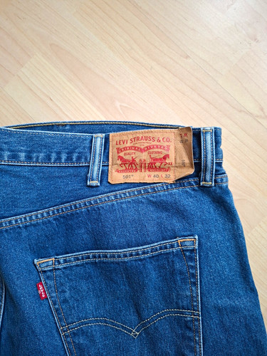 Levi 501 herren jeans blau - levi's,