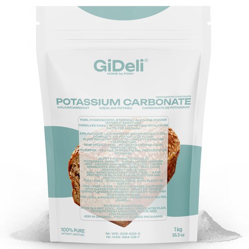 Gideli kaliumcarbonat 1kg - gideli,